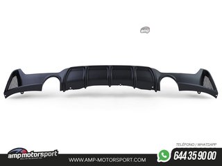 DIFUSOR TRASERO BMW SERIE 4 F32 / F33 / F36LOOK M-PERFORMANCE NEGRO MATE
