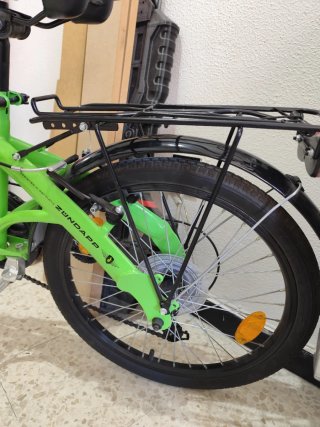 Bicicleta Plegable Zündapp ZF20 Verde (Lidl)