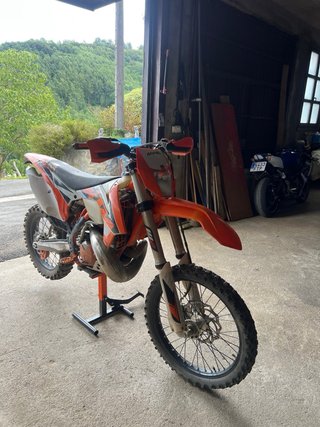 KTM EXC Supermotard Naranja y Roja