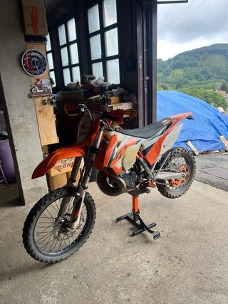 KTM EXC Supermotard Naranja y Roja