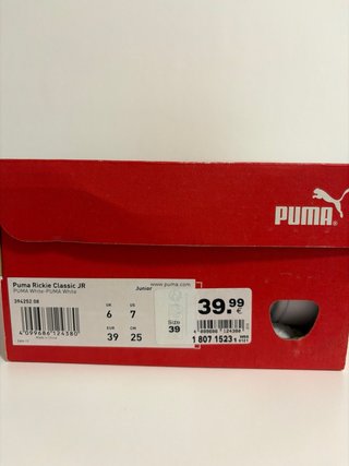 Zapatillas Puma Blancas Talla 39
