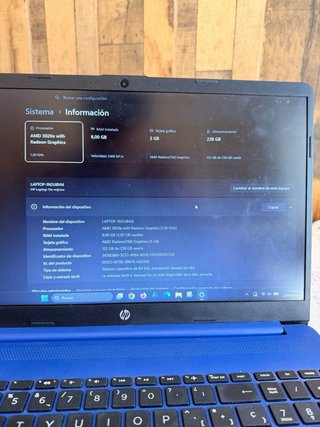 HP 15s AMD 3020e 8GB RAM 256GB SSD
