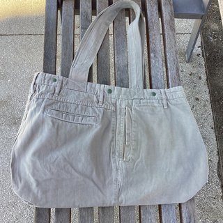 Bolso de tela vaquera hecho a mano