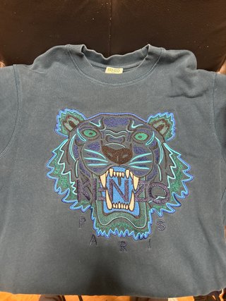 Jersey Kenzo Tiger Azul Talla M
