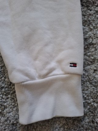 Sudadera Tommy Hilfiger Blanca Holográfica