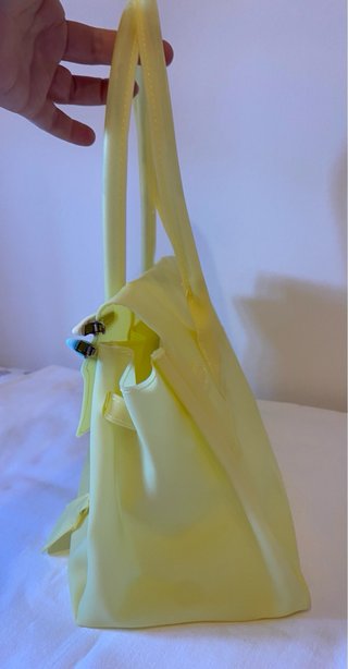 Borsa Jelly Gialla Nuova con accessori