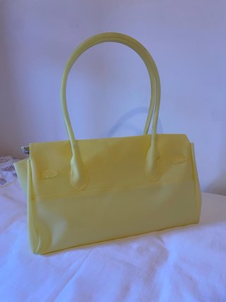Borsa Jelly Gialla Nuova con accessori