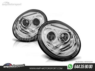 FAROS DELANTEROS OJOS DE ANGEL PARA VOLKSWAGEN NEW BEETLE
