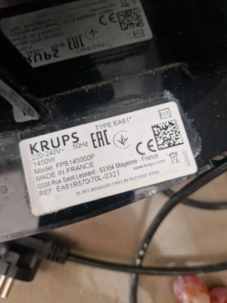 2 cafeteres KRUPS EA81 per reparar / recanvis