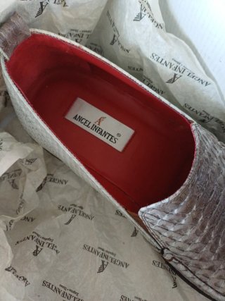 Zapatos Angel Infantes Colección Piel Serpiente