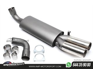 SILENCIOSO TRASERO DEPORTIVO AUDI 80/90/COUPE