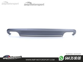 DIFUSOR TRASERO DOBLE IMPRIMADO PARA AUDI A5 8T COUPE 2011-2017