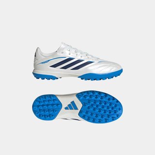 Botas de fútbol multitacos Copa Pure IV Club Niño Blanco