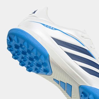 Botas de fútbol multitacos Copa Pure IV Club Niño Blanco