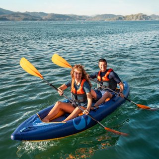 Canoa Kayak Hinchable Tribord 100 Confort 1-2 Plazas