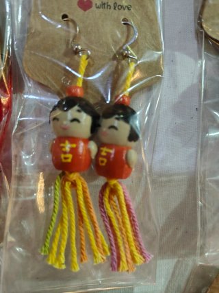 Pendientes “Chinitos de la suerte” vintage