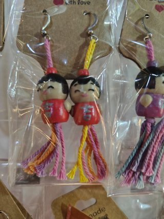 Pendientes “Chinitos de la suerte” vintage