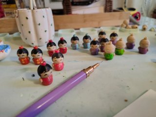 Pendientes “Chinitos de la suerte” vintage