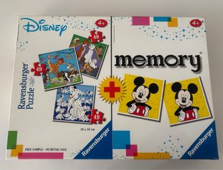 Juego Memory y Puzzle Disney Ravensburger
