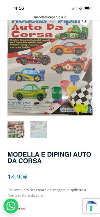 Kit para modelar y pintar coches de arcilla