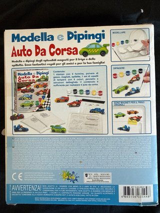Kit para modelar y pintar coches de arcilla