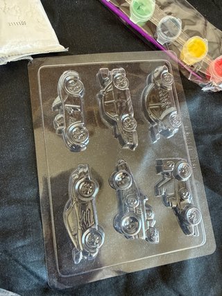 Kit para modelar y pintar coches de arcilla