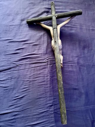 Crucifijo Hiperrealista Grande 80cm
