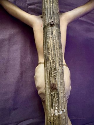 Crucifijo Hiperrealista Grande 80cm