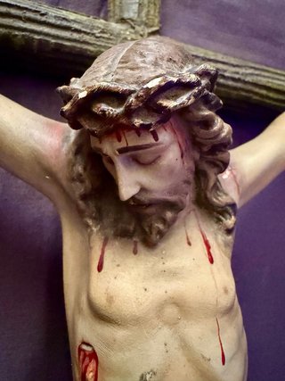 Crucifijo Hiperrealista Grande 80cm