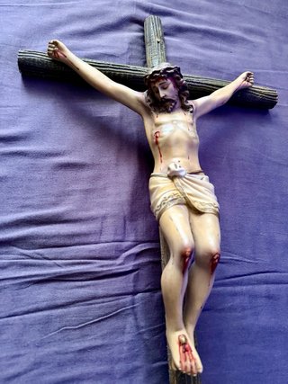 Crucifijo Hiperrealista Grande 80cm