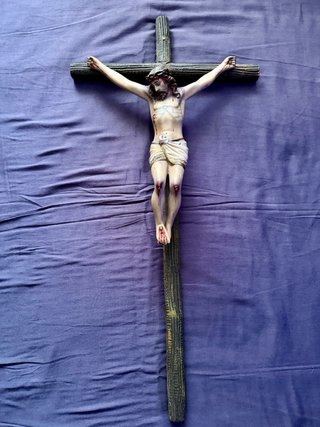 Crucifijo Hiperrealista Grande 80cm