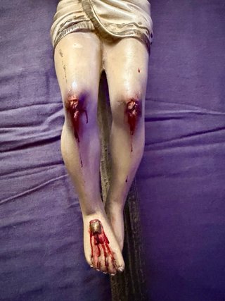 Crucifijo Hiperrealista Grande 80cm