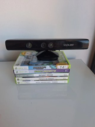 Pack Xbox 360 Kinect + 5 Juegos