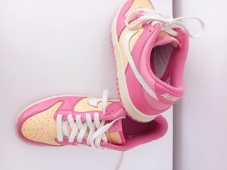 Zapatillas Nike de cuero  Mujer Talla 39 Rosa y Am