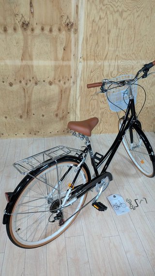 Bicicleta Paseo FabricBike Step City Negra