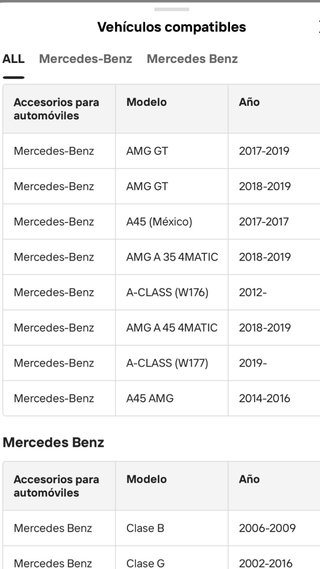 Volante Mercedes AMG Carbono y Alcántara