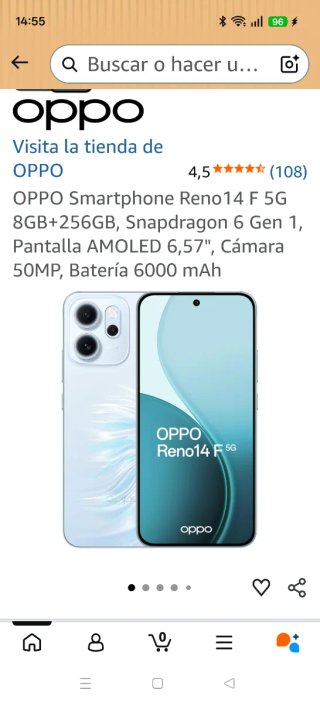 Oppo Reno14 F 5G verde