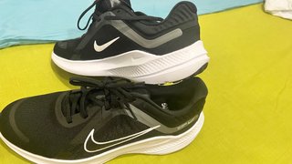 Zapatillas Nike Quest 4 Running Negro Blanco