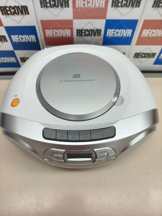 Radio CD portátil Philips AZ127/12 con casete