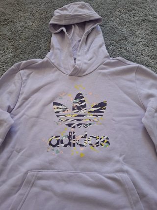 Sudadera Adidas Morada con Logo