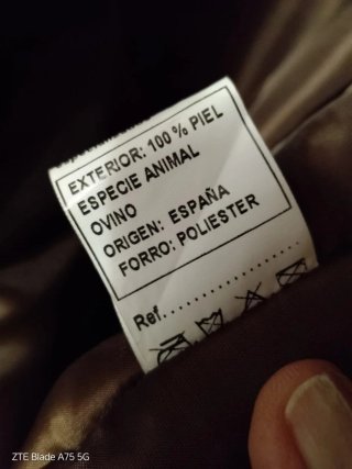 Chaqueta de cuero ovino 100% España
