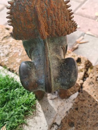Leone imperiale statua bronzo