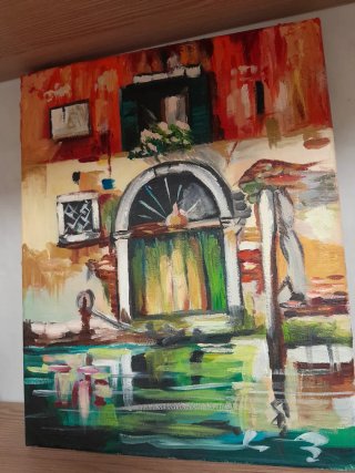 Pintura al óleo Venecia