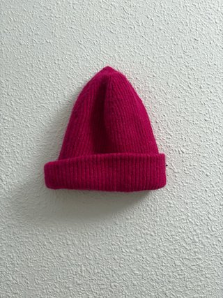 Gorro lana fucsia