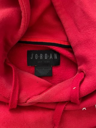 Sudadera Jordan Roja Talla M