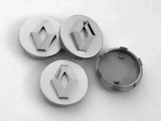 Renault 60mm Tapabujes Centro de Llantas Ruedas