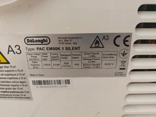 DeLonghi Pinguino Aire Acondicionado Portátil