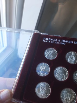 Colección Medallas Plata Palencia Personajes