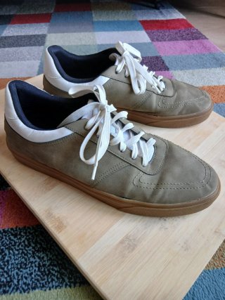 Zapatillas Zara Marrones y Blancas