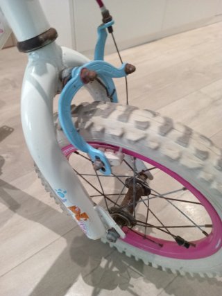 Bicicleta niña/o con ruedines